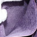 CHANEL 2.55 Chain Shoulder Bag Mouton Purple CC Auth 182666A-21
