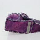 CHANEL 2.55 Chain Shoulder Bag Mouton Purple CC Auth 182666A-4