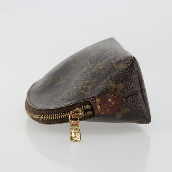 LOUIS VUITTON Monogram Pochette Cosmetic PM Pouch M43998 LV Auth 182668