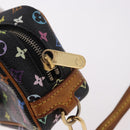 LOUIS VUITTON Monogram Multicolor Trousse Wapity Pouch Black M58034 Auth 182669A-9