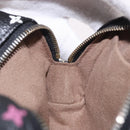 LOUIS VUITTON Monogram Multicolor Trousse Wapity Pouch Black M58034 Auth 182669A-19