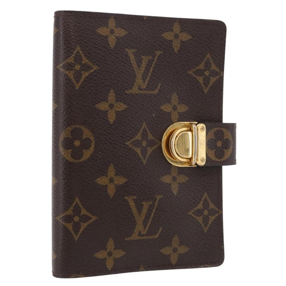LOUIS VUITTON Monogram Agenda Koala PM Planner Cover Orange R21015 Auth 182674A