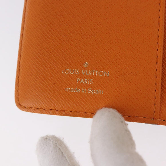 LOUIS VUITTON Monogram Agenda Koala PM Planner Cover Orange R21015 Auth 182674A
