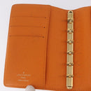 LOUIS VUITTON Monogram Agenda Koala PM Planner Cover Orange R21015 Auth 182674A-19