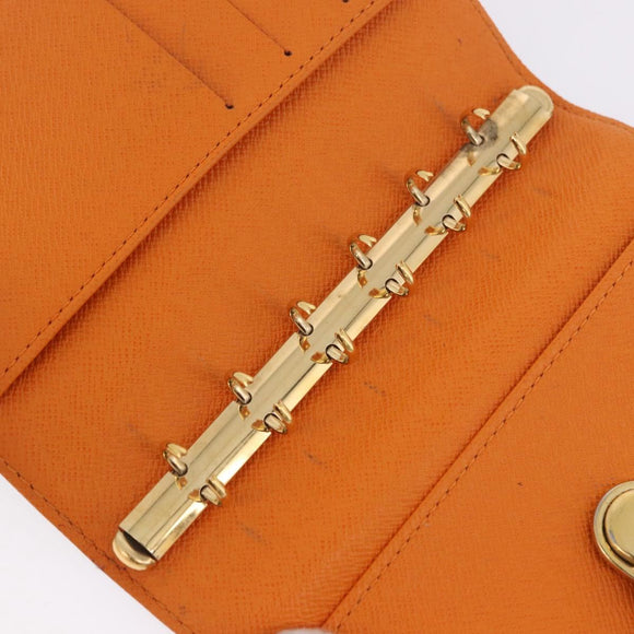 LOUIS VUITTON Monogram Agenda Koala PM Planner Cover Orange R21015 Auth 182674A