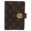 LOUIS VUITTON Monogram Agenda Koala PM Planner Cover Orange R21015 Auth 182674A-13