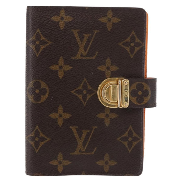 LOUIS VUITTON Monogram Agenda Koala PM Planner Cover Orange R21015 Auth 182674A