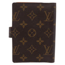 LOUIS VUITTON Monogram Agenda Koala PM Planner Cover Orange R21015 Auth 182674A-2