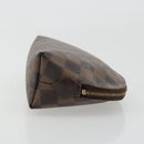 LOUIS VUITTON Damier Ebene Pochette Cosmetic PM Beutel N47516 LV Auth 182675-4