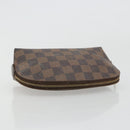 LOUIS VUITTON Damier Ebene Pochette Cosmetic PM Beutel N47516 LV Auth 182675-6