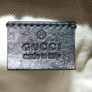 GUCCI Basketball Shape Hand Bag Leather 2way Black Gold 547855 Auth 182676SAM-23