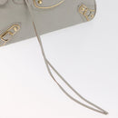 BALENCIAGA Edge Town Hand Bag Leather 2way Gray Gold 390149 Auth 182677SAM-20