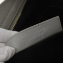 BALENCIAGA Edge Town Hand Bag Leather 2way Gray Gold 390149 Auth 182677SAM-11