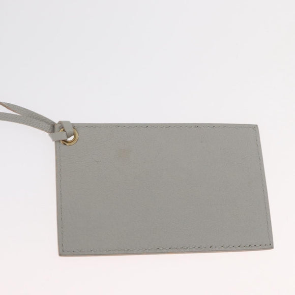 BALENCIAGA Edge Town Hand Bag Leather 2way Gray Gold 390149 Auth 182677SAM