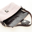 FENDI beads Mamma Baguette Shoulder Bag Beads Pink Silver Auth 182678SAM-18