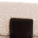 FENDI beads Mamma Baguette Shoulder Bag Beads Pink Silver Auth 182678SAM-4