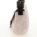 FENDI beads Mamma Baguette Shoulder Bag Beads Pink Silver Auth 182678SAM-6