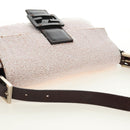 FENDI beads Mamma Baguette Shoulder Bag Beads Pink Silver Auth 182678SAM-8