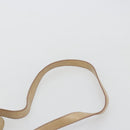 Miu Miu Hand Bag Leather 2way Beige Gold Auth 182679SAM-14