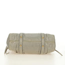 Miu Miu Hand Bag Leather 2way Green Gold Auth 182681SAM-5