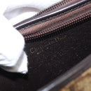 Christian Dior Trotter Canvas Shoulder Bag Beige Gold Auth 182688-16
