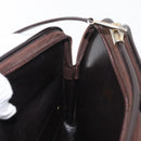 Christian Dior Trotter Canvas Shoulder Bag Beige Gold Auth 182688-19
