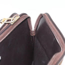 Christian Dior Trotter Canvas Shoulder Bag Beige Gold Auth 182688-21