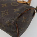 LOUIS VUITTON Monogram Mini Speedy Hand Bag M41534 LV Auth 182690-17