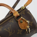 LOUIS VUITTON Monogram Mini Speedy Hand Bag M41534 LV Auth 182690-11