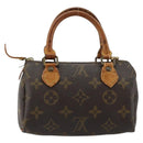 LOUIS VUITTON Monogram Mini Speedy Hand Bag M41534 LV Auth 182690-2