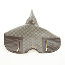 GUCCI GG Supreme Pet Harness Coat Set PVC Beige Gold 692963 Auth 182693V-10
