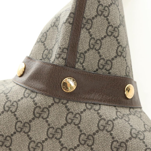 GUCCI GG Supreme Pet Harness Coat Set PVC Beige Gold 692963 Auth 182693V