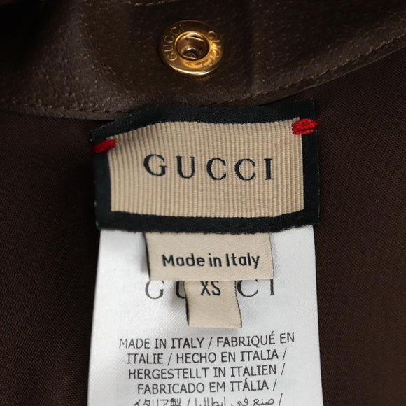 GUCCI GG Supreme Pet Harness Coat Set PVC Beige Gold 692963 Auth 182693V