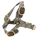 GUCCI GG Supreme Pet Harness Coat Set PVC Beige Gold 692963 Auth 182693V-30