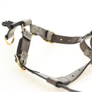 GUCCI GG Supreme Pet Harness Coat Set PVC Beige Gold 692963 Auth 182693V-39