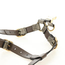 GUCCI GG Supreme Pet Harness Coat Set PVC Beige Gold 692963 Auth 182693V-40