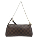 LOUIS VUITTON Damier Ebene Eva Shoulder Bag N55213 LV Auth 182694-2