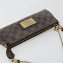 LOUIS VUITTON Damier Ebene Eva Shoulder Bag N55213 LV Auth 182694-6