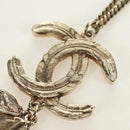 CHANEL COCO Mark Necklace metal Gold Tone CC Auth 182696M-11