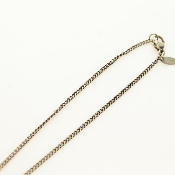 CHANEL COCO Mark Necklace metal Gold Tone CC Auth 182696M