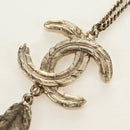 CHANEL COCO Mark Necklace metal Gold Tone CC Auth 182696M-4