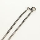 CHANEL COCO Mark Necklace metal Black CC Auth 182697M-6