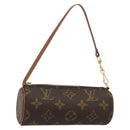 LOUIS VUITTON Monogram Papillon Pouch LV Auth 182698A-1