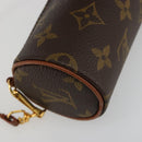 LOUIS VUITTON Monogram Papillon Pouch LV Auth 182698A-16