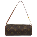 LOUIS VUITTON Monogram Papillon Pouch LV Auth 182698A-13