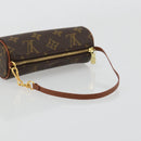 LOUIS VUITTON Monogram Papillon Pouch LV Auth 182698A-7