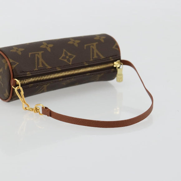 LOUIS VUITTON Monogram Papillon Pouch LV Auth 182698A