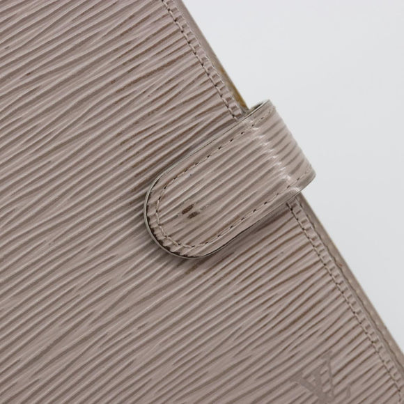 LOUIS VUITTON Epi Agenda PM Day Planner Cover Lilac R2005B LV Auth 182700