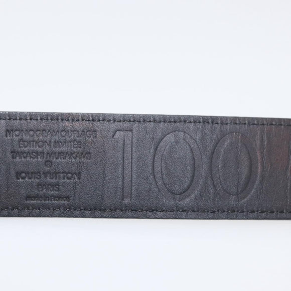 LOUIS VUITTON Monogram Camouflage Ceinture Gürtel 39.4"" Grün LV Auth 182701SM