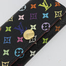 LOUIS VUITTON Monogram Multicolor Multicles 4 Key Case Black M93732 Auth 182702-17